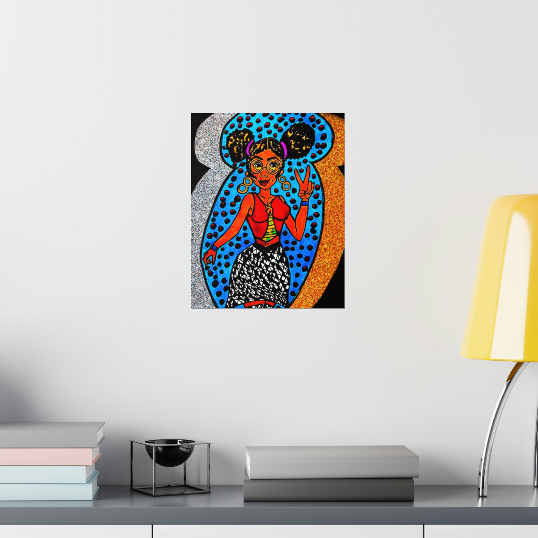 Melanin queen Premium Matte Vertical Posters