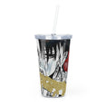 Load image into Gallery viewer, Slay Levi Plastic tumbler with straw
