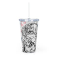 Load image into Gallery viewer, Best Girls Plastic Tumbler with Straw
