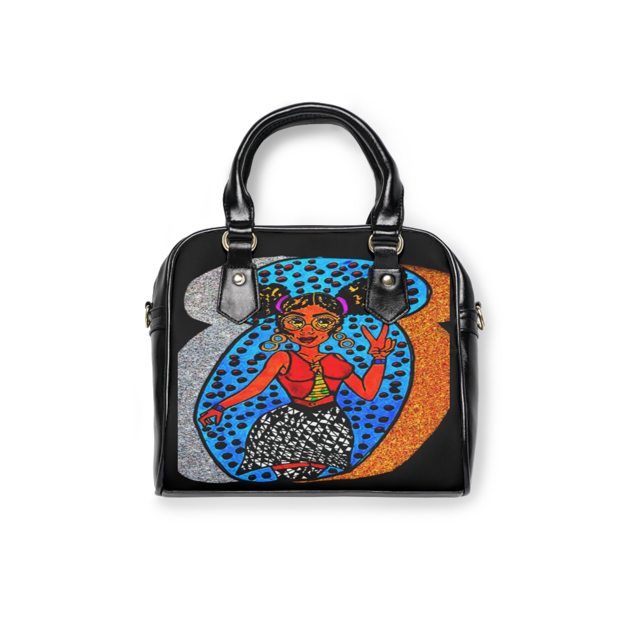 Melanin Queen Shoulder Handbag