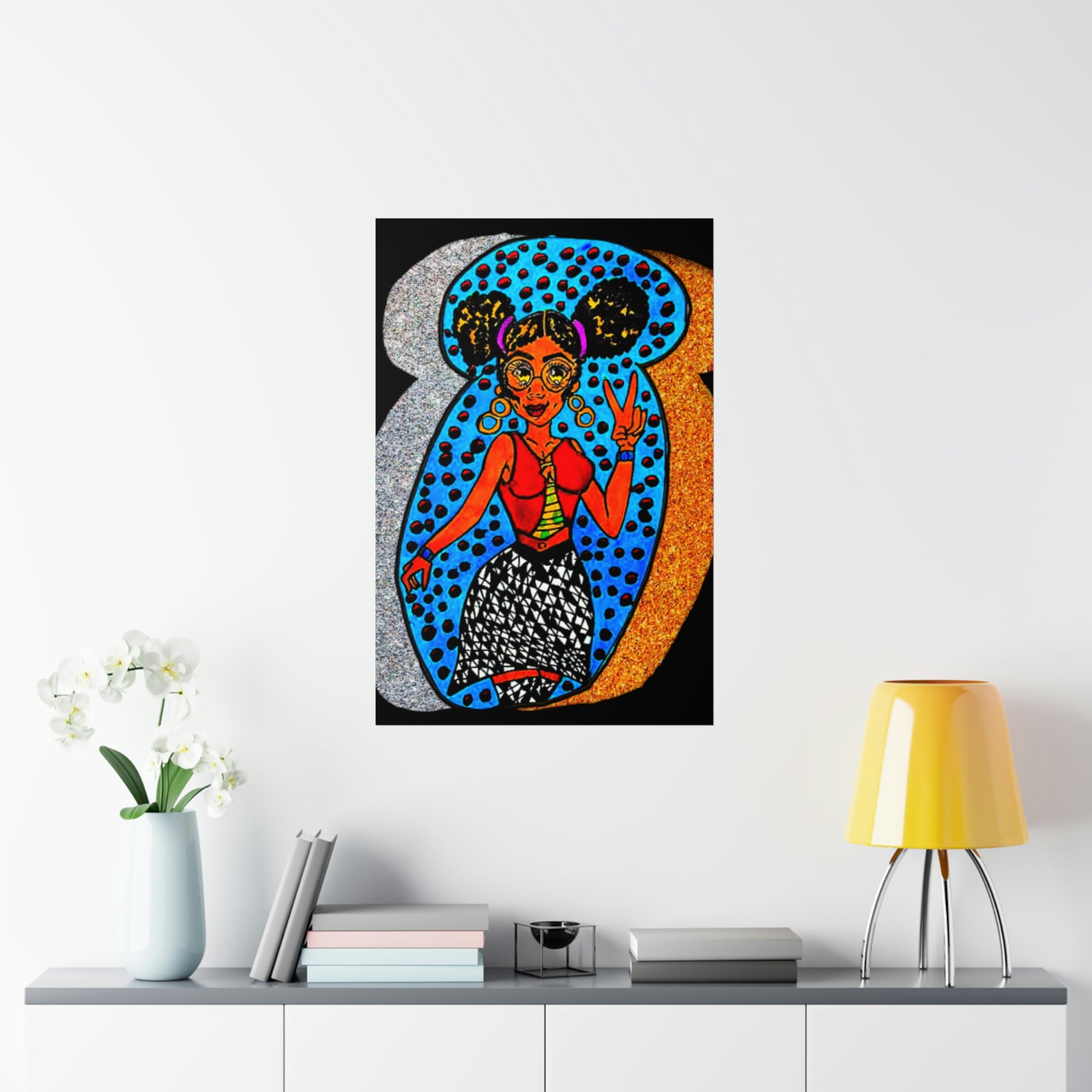 Melanin queen Premium Matte Vertical Posters