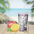 Load image into Gallery viewer, Kawaii Fox Plastic Tumbler with Straw
