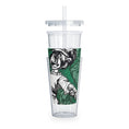 Load image into Gallery viewer, Ha You fool Plastic Tumbler with Straw
