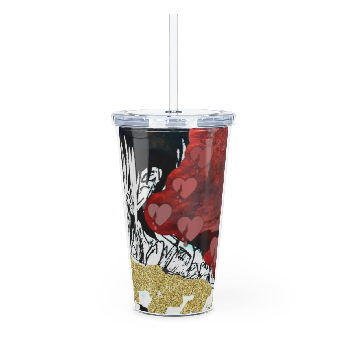 Slay Levi Plastic tumbler with straw
