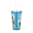 Load image into Gallery viewer, PokeGang Plastic Tumbler with Straw
