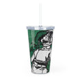 Load image into Gallery viewer, Ha You fool Plastic Tumbler with Straw
