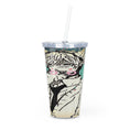 Load image into Gallery viewer, xoxo Plastic Tumbler with Straw
