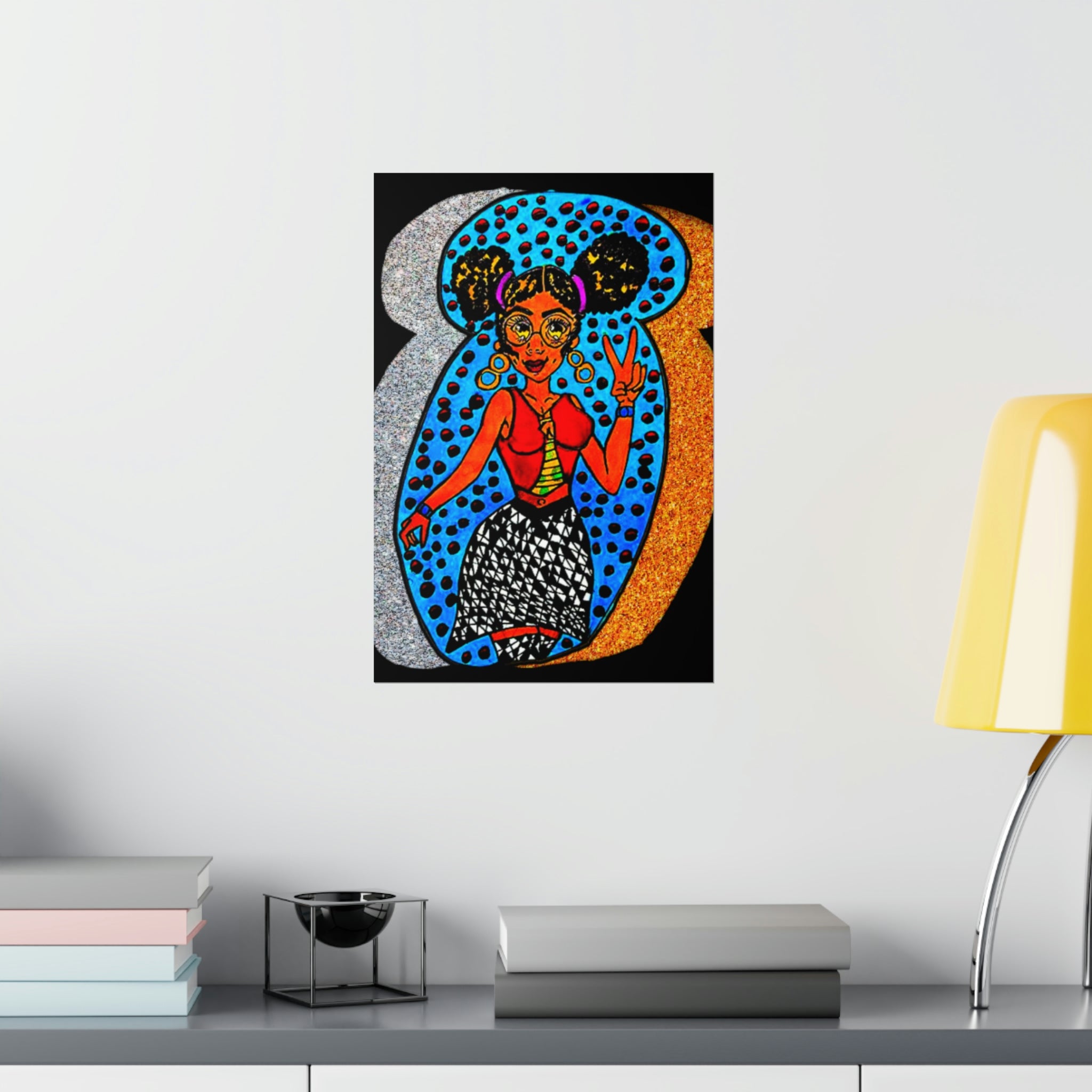 Melanin queen Premium Matte Vertical Posters