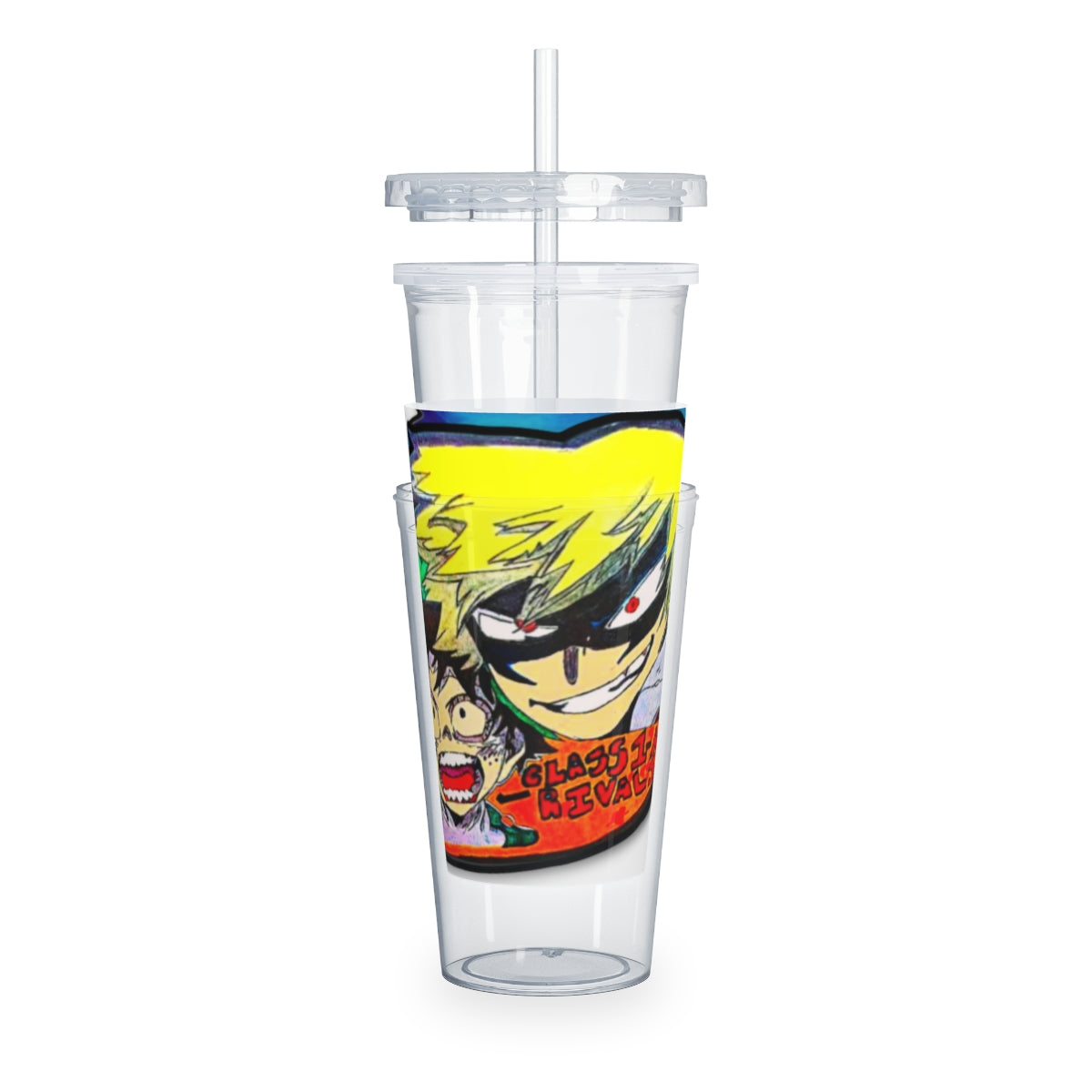 Class 1 A rivals Plastic Tumbler with Straw