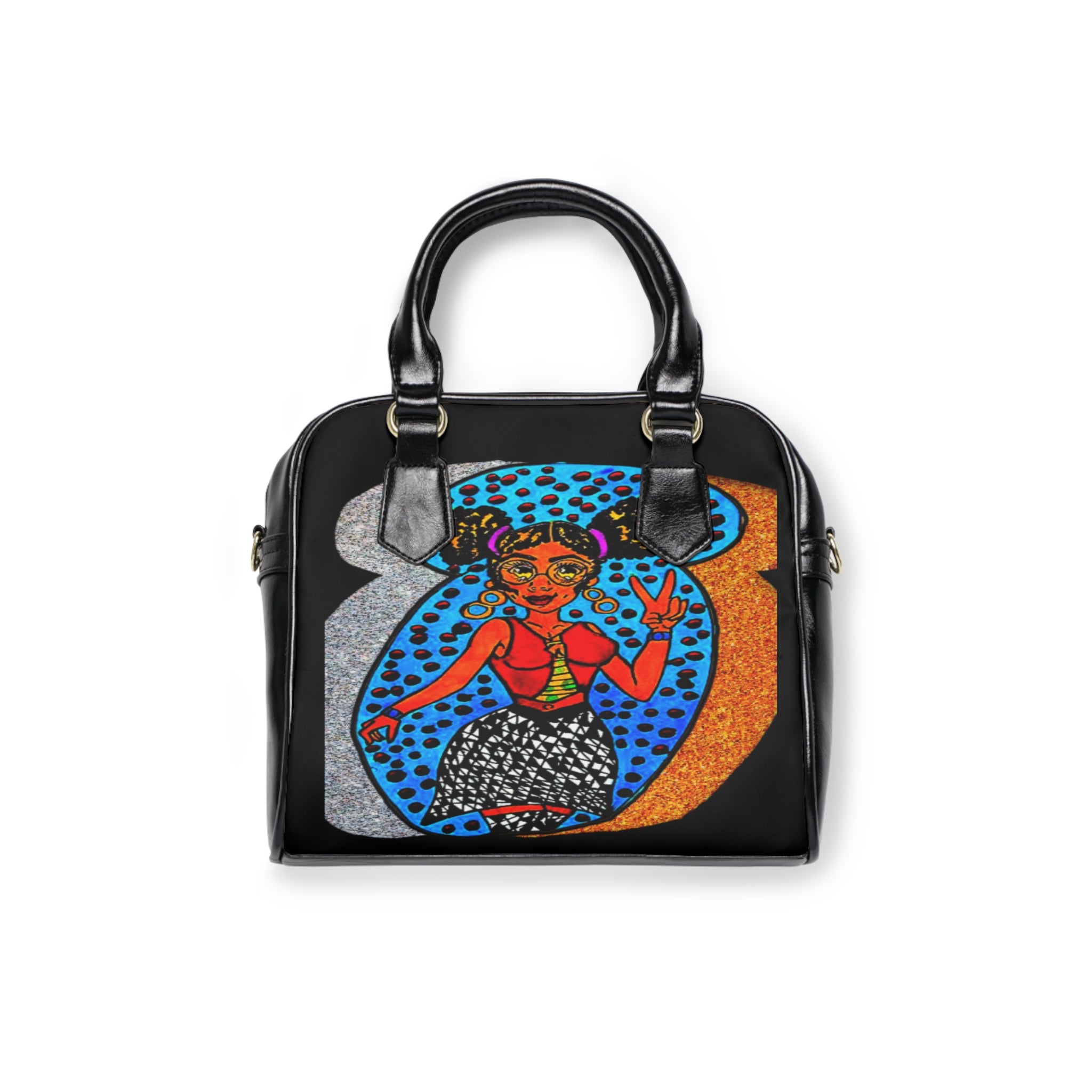 Melanin Queen Shoulder Handbag