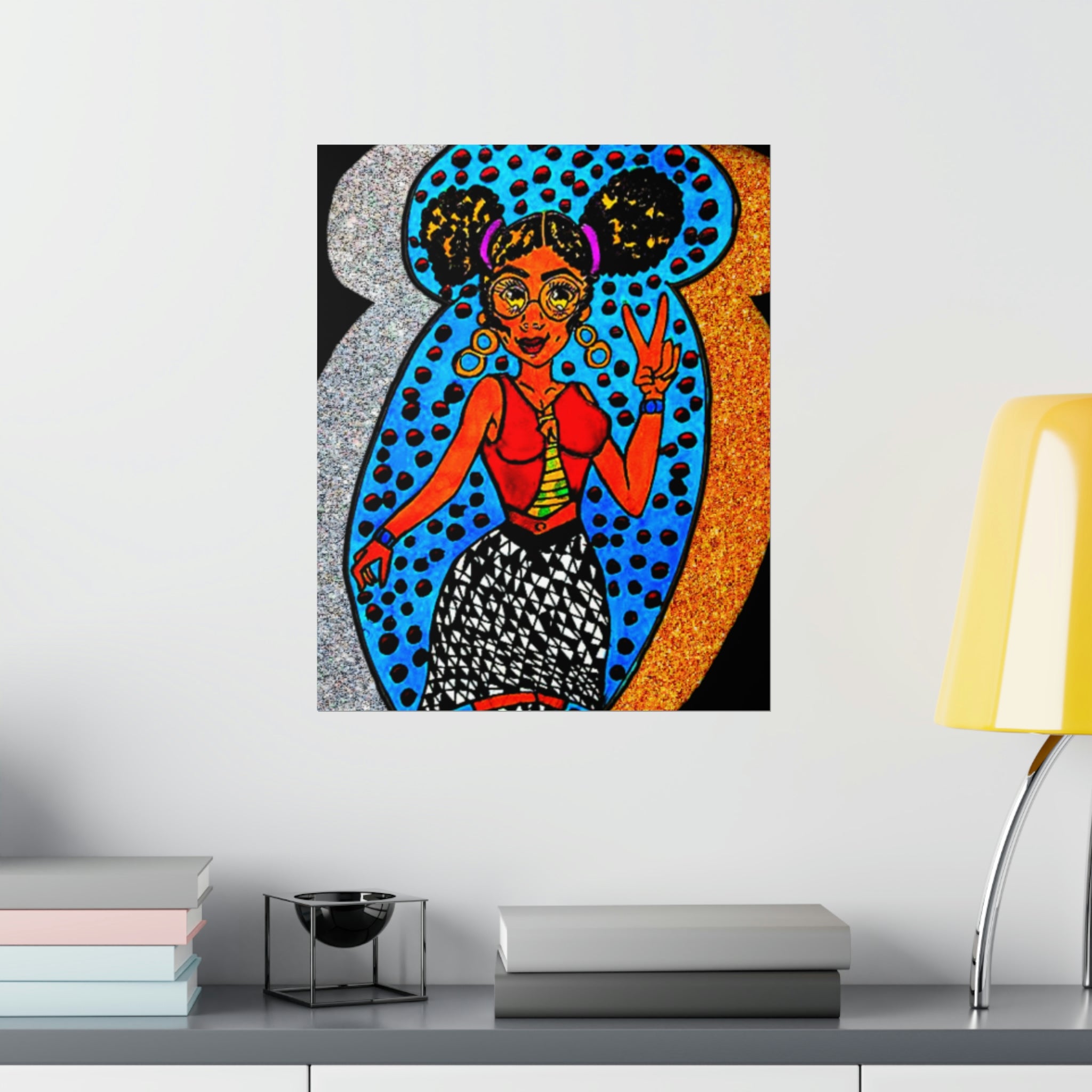 Melanin queen Premium Matte Vertical Posters