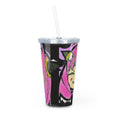 Load image into Gallery viewer, Waku Waku Plastic Tumbler with Straw
