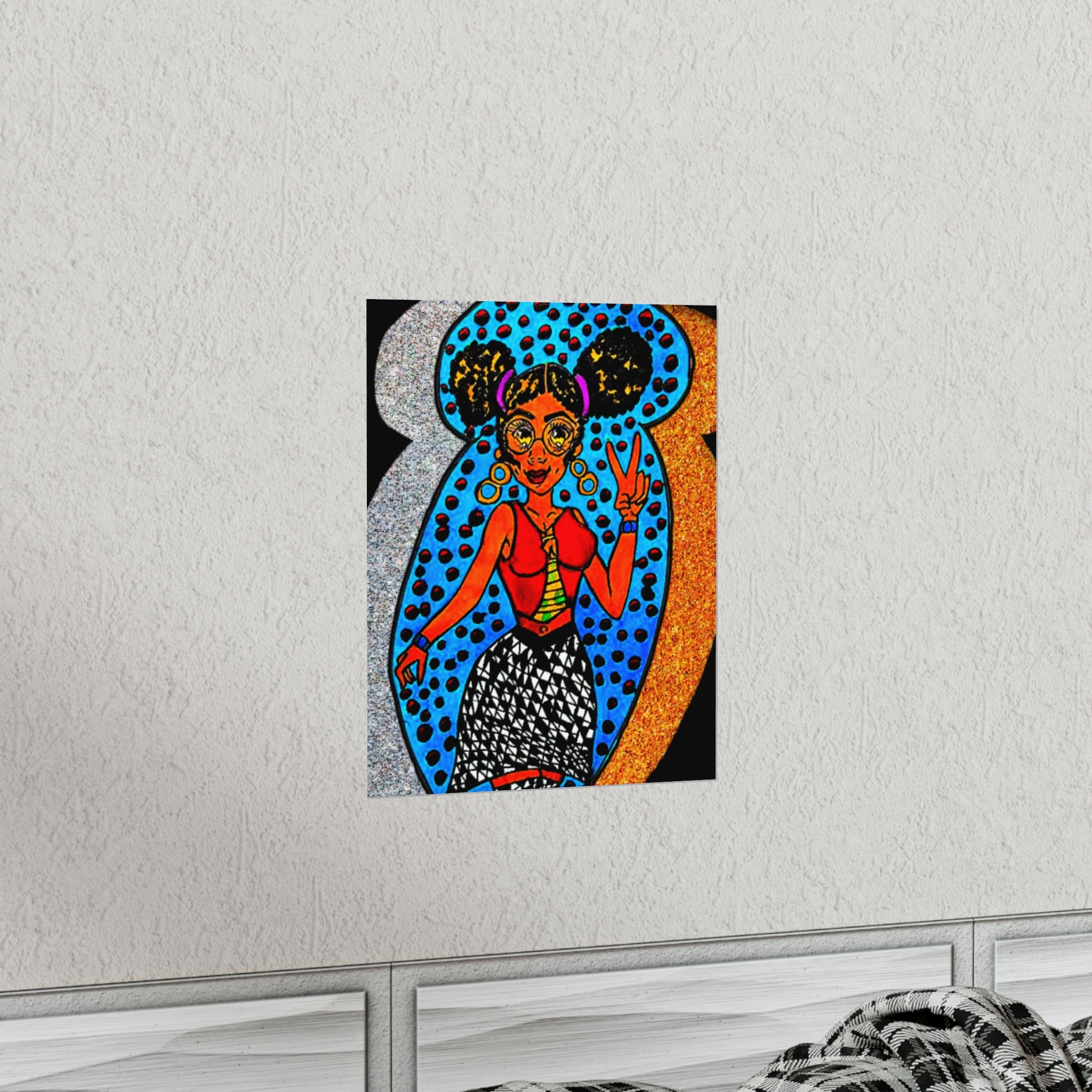 Melanin queen Premium Matte Vertical Posters