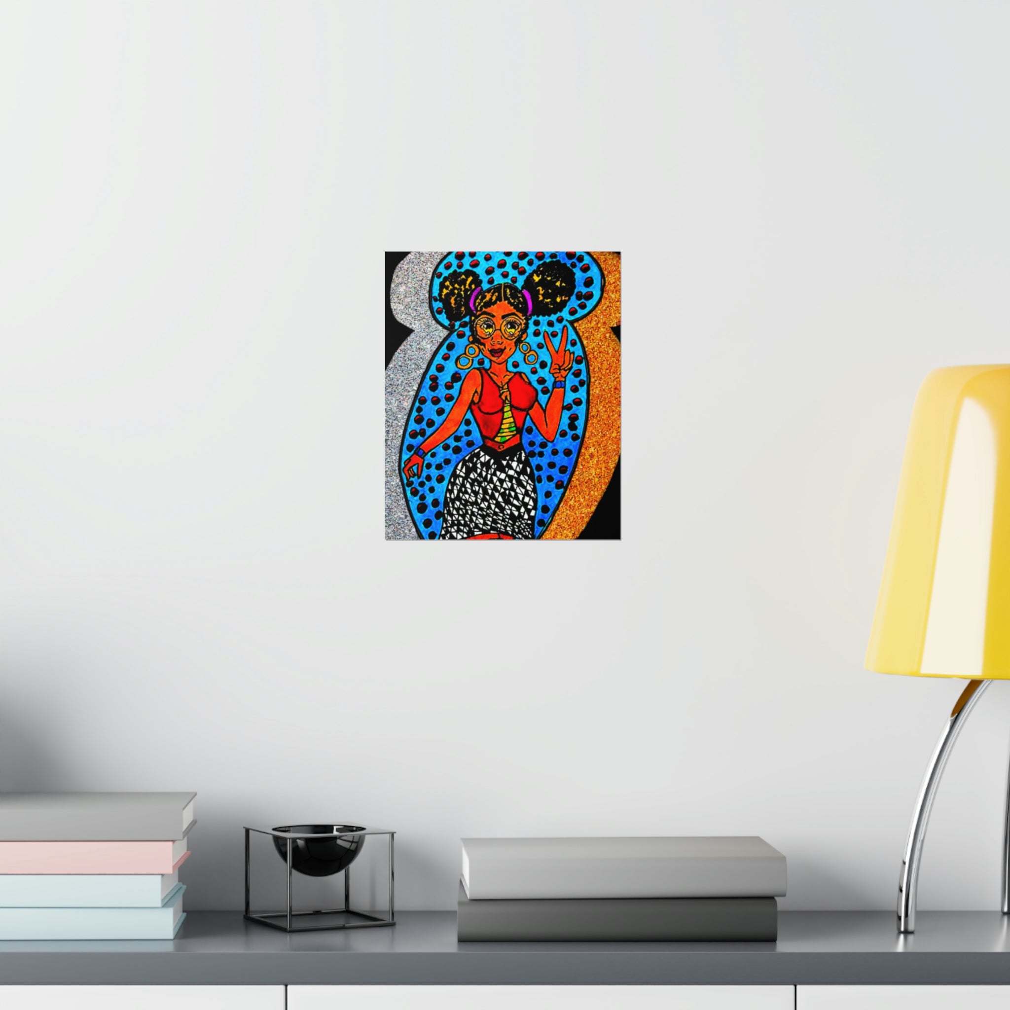 Melanin queen Premium Matte Vertical Posters