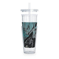 Load image into Gallery viewer, Headless horse man Celty Plastic Tumbler with Straw
