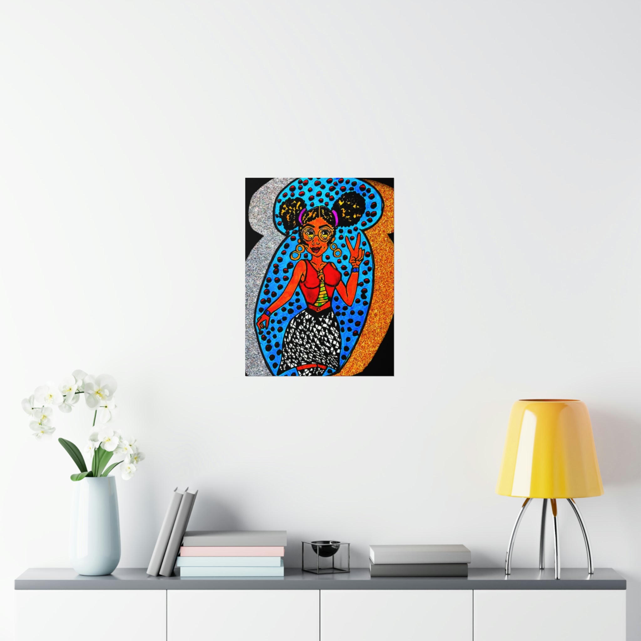 Melanin queen Premium Matte Vertical Posters