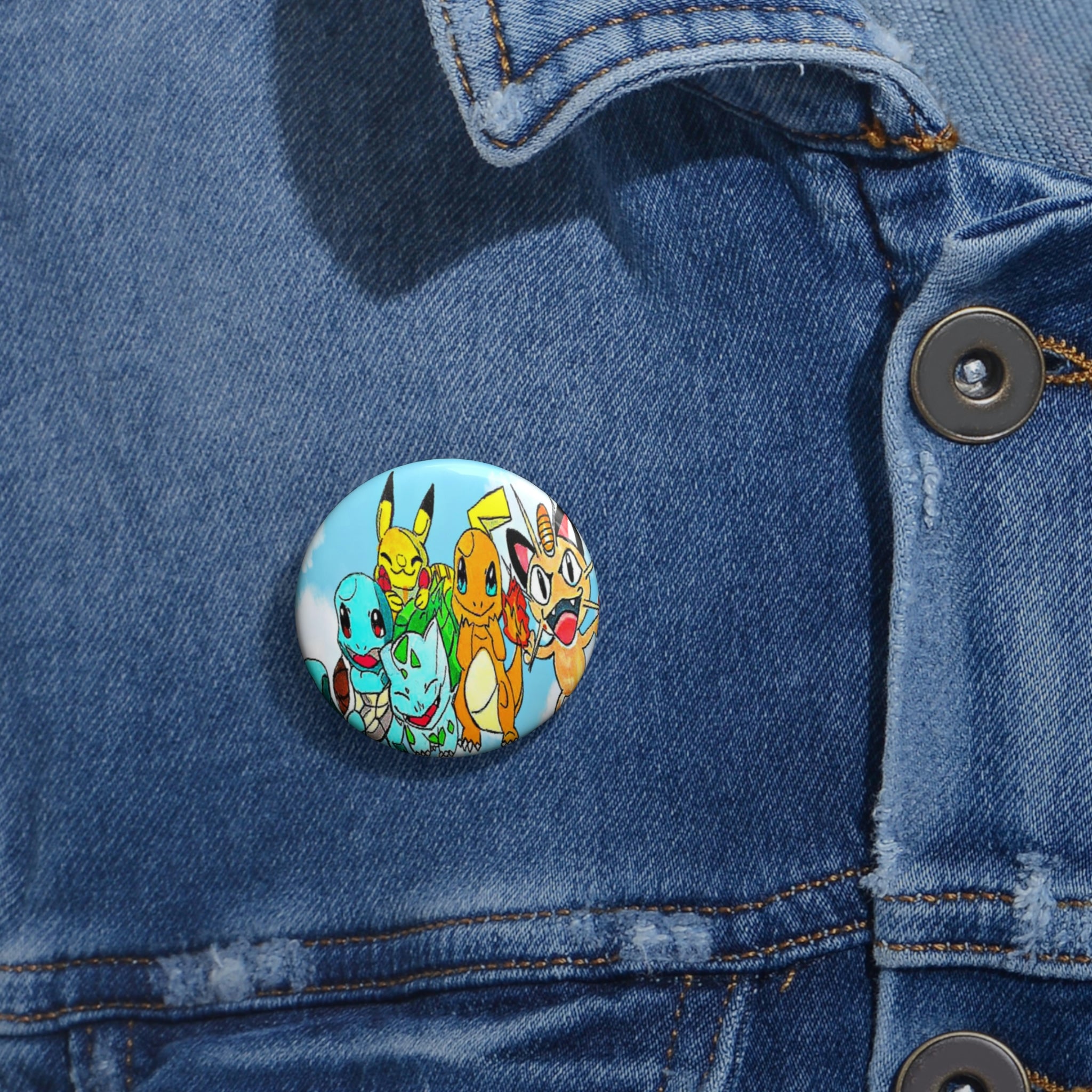 Pokegang Custom Pin Buttons