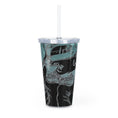 Load image into Gallery viewer, Headless horse man Celty Plastic Tumbler with Straw
