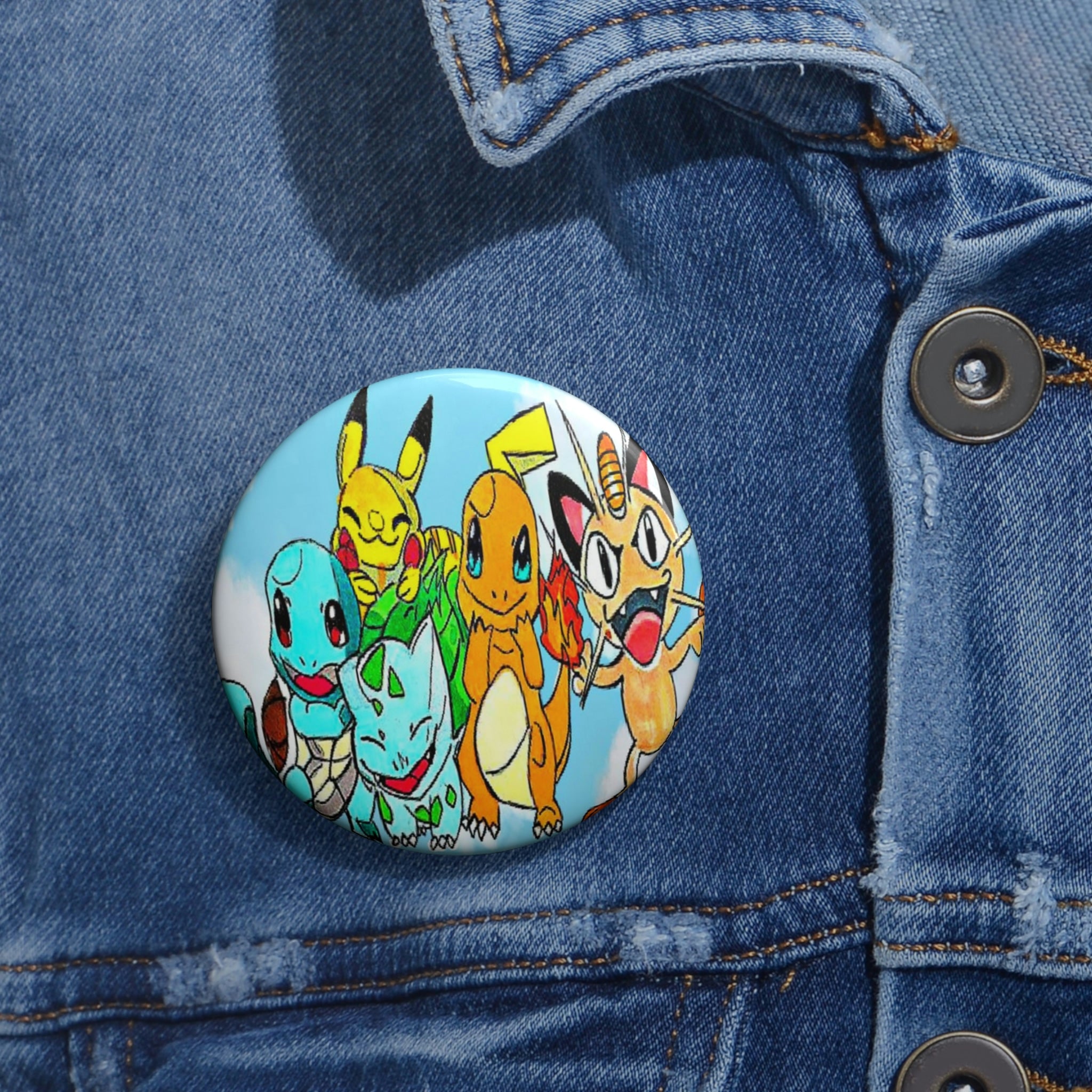 Pokegang Custom Pin Buttons