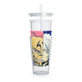 Load image into Gallery viewer, Curse vs sorcerer Plastic Tumbler with Straw
