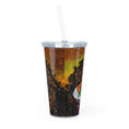 Load image into Gallery viewer, SuperStar Plastic Tumbler with Straw
