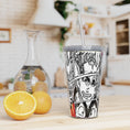 Load image into Gallery viewer, Heroes Unite Plastic Tumbler with Straw
