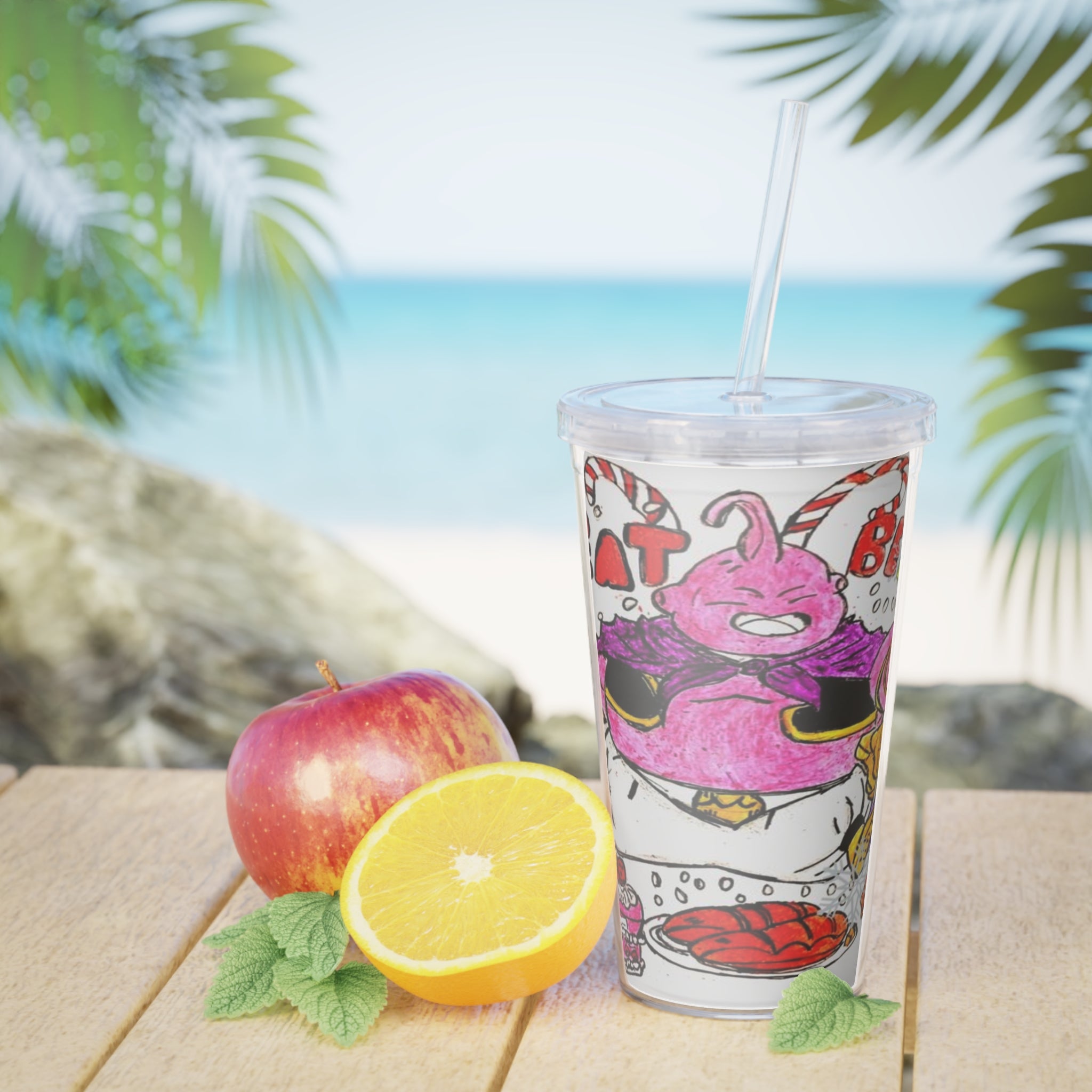 Buu Plastic Tumbler with Straw