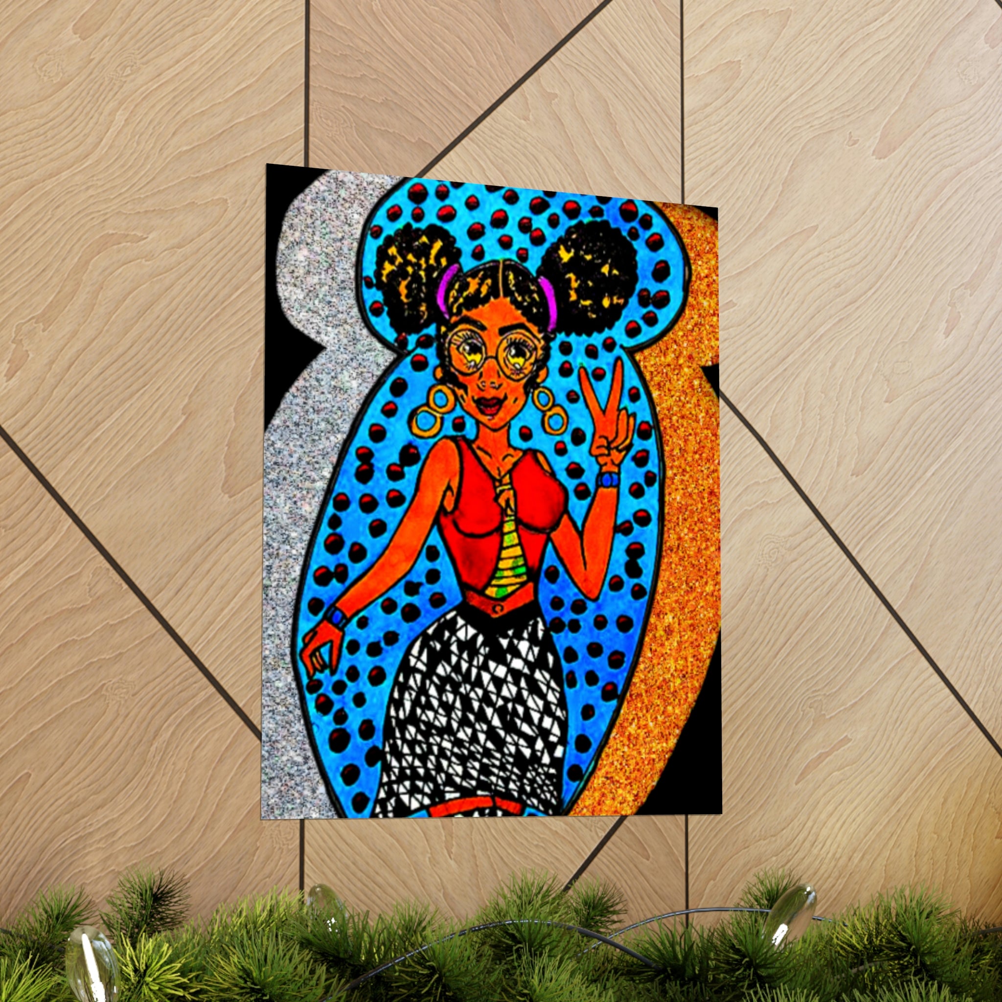 Melanin queen Premium Matte Vertical Posters