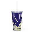 Load image into Gallery viewer, Slay and Conquer Plastic Tumbler with Straw
