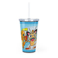 Load image into Gallery viewer, PokeGang Plastic Tumbler with Straw
