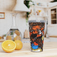 Load image into Gallery viewer, Black girl vibes Plastic Tumbler with Straw
