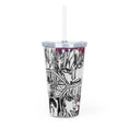 Load image into Gallery viewer, Heroes Unite Plastic Tumbler with Straw
