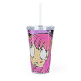 Load image into Gallery viewer, Waku Waku Plastic Tumbler with Straw
