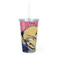 Load image into Gallery viewer, Curse vs sorcerer Plastic Tumbler with Straw
