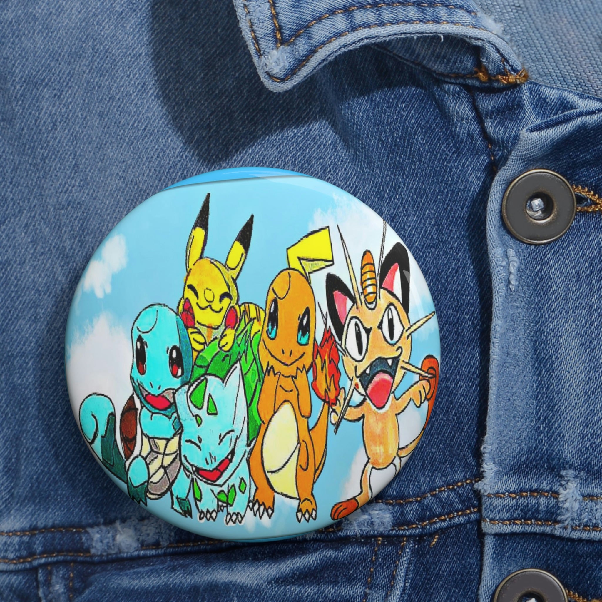 Pokegang Custom Pin Buttons