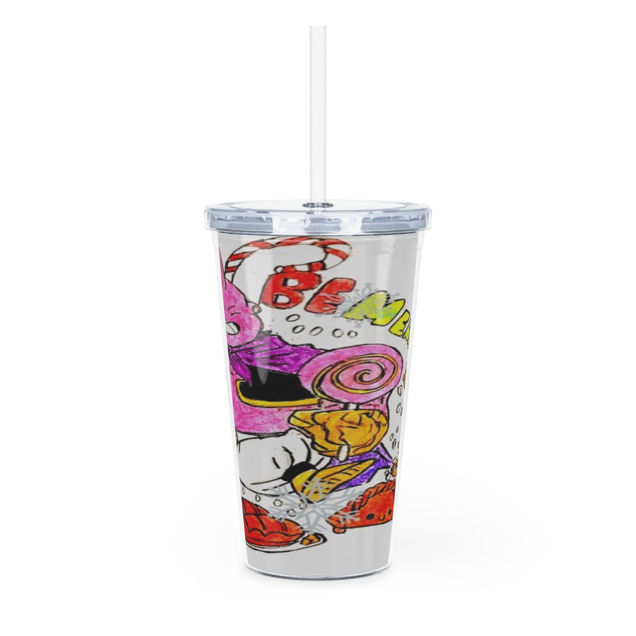 Buu Plastic Tumbler with Straw