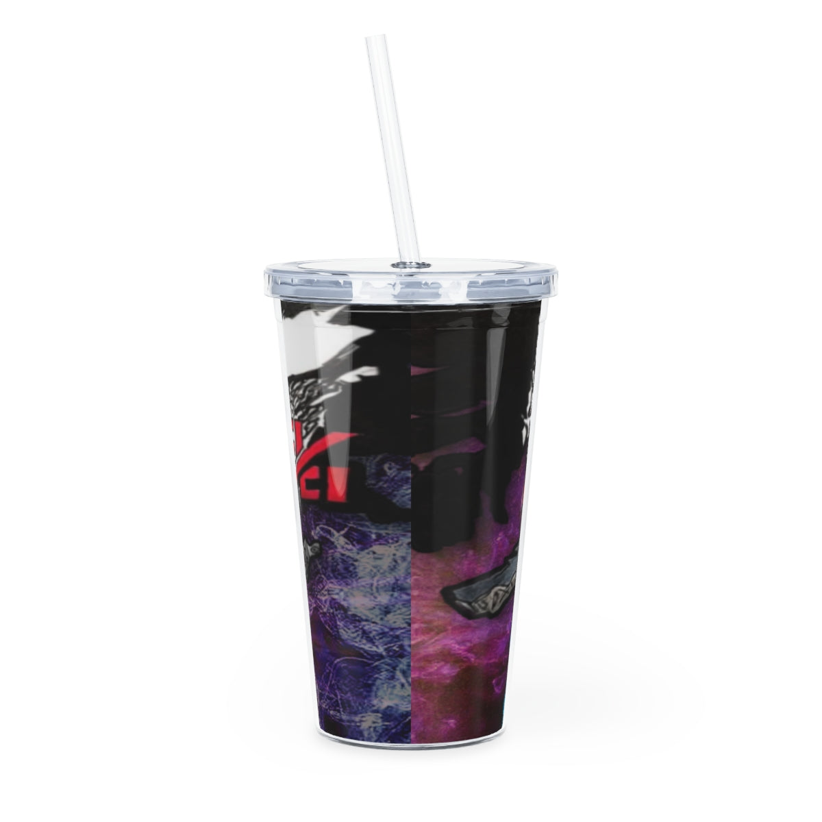 Over 100 Plastic Tumbler with Straw