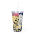 Load image into Gallery viewer, Curse vs sorcerer Plastic Tumbler with Straw
